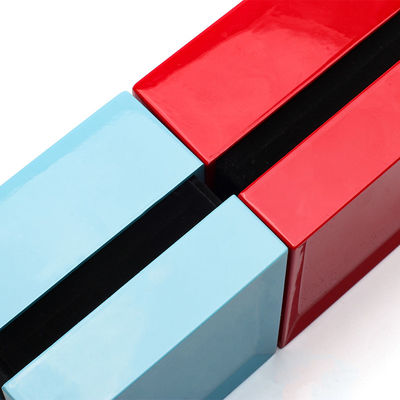 Hanhong Square Spray Paint Multicolor Jewelry Box z światłem i silk screen printing