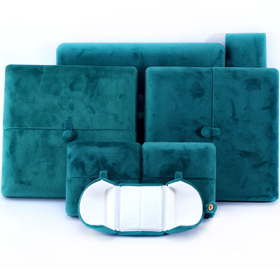 kupować 10*10*3cm Custom Logo Luxury Jewelry Box for Green Velvet Bracelet online manufacture