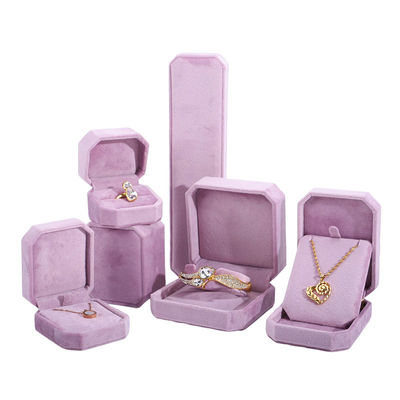 /Kartka na biżuterię z aksamitem /z indywidualnego logo /do Hanhong Pink Necklace Bracelet Ring Packaging