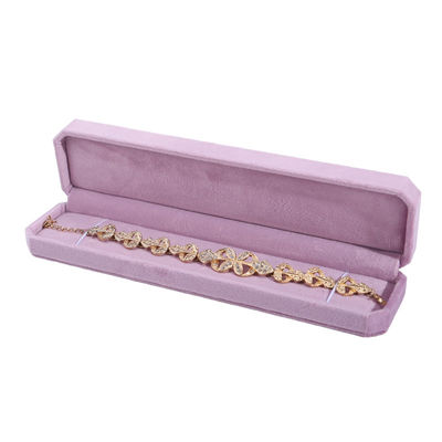 /Kartka na biżuterię z aksamitem /z indywidualnego logo /do Hanhong Pink Necklace Bracelet Ring Packaging