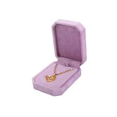 /Kartka na biżuterię z aksamitem /z indywidualnego logo /do Hanhong Pink Necklace Bracelet Ring Packaging