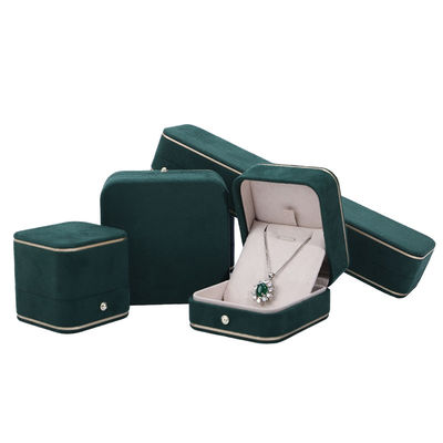 Gorące logo Hanhong Gray Custom Jewelry Box for Necklace Bracelet Earrings