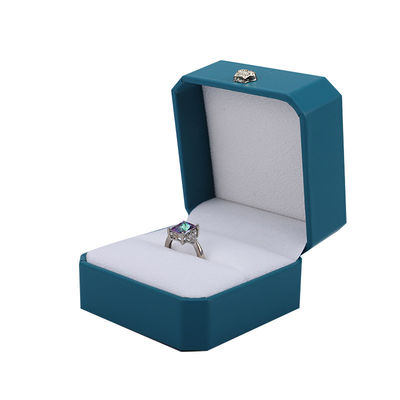 Hanhong Crown Shape Cyan PU Skóra Biżuteria idealna do bransoletek kolczyków i pierścieni