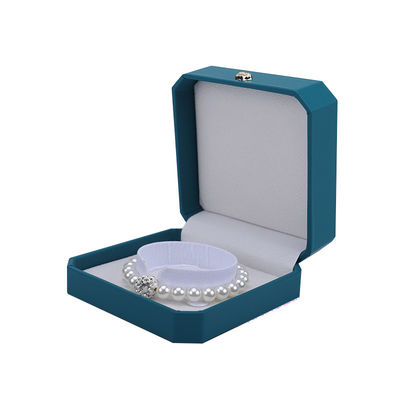 Hanhong Crown Shape Cyan PU Skóra Biżuteria idealna do bransoletek kolczyków i pierścieni