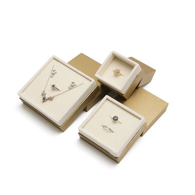Papierowe aksamitne pudełka na biżuterię Hanhong Custom Design Eco-friendly Packaging