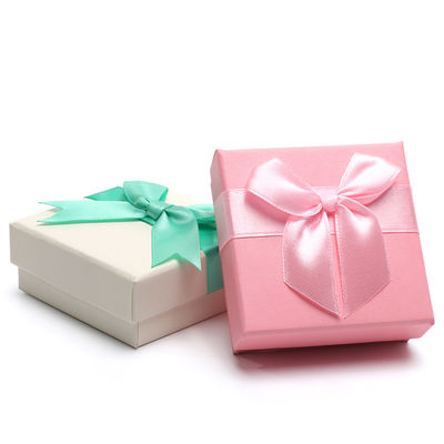 Luxury Custom Logo Mały karton Biżuteria Przechowywanie Opakowanie Papier Pudełko aksamitny materiał