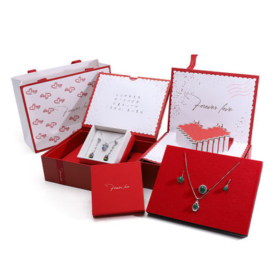 kupować Luxury Storage Kartonowy Papier Biżuteria Pudełko podarunkowe z kartką powitalną online manufacture