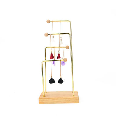 Przenośny L-shaped Metal Pendant Display Stand dla biżuterii Luxury Show Exhibition