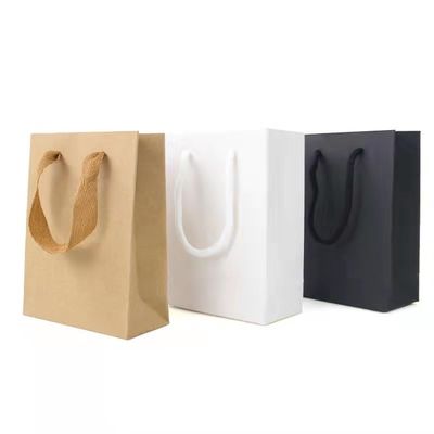 Przystosowalny kartonowy papier biżuteria torebka tote luksusowa obudowa magazynowa logo