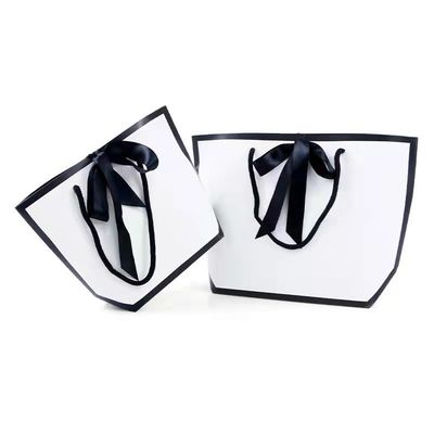 Przystosowalny kartonowy papier biżuteria torebka tote luksusowa obudowa magazynowa logo