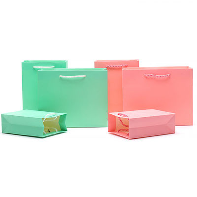 Chick Plain Macaron Color Kartonowa torebka Tote Gift Treasure Packaging