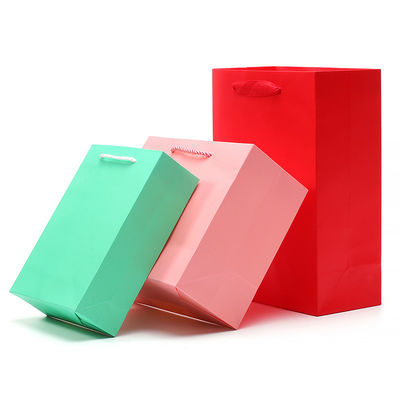 Chick Plain Macaron Color Kartonowa torebka Tote Gift Treasure Packaging