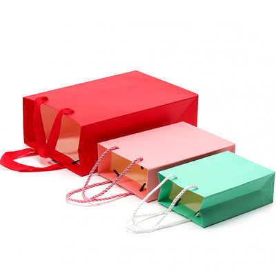 Chick Plain Macaron Color Kartonowa torebka Tote Gift Treasure Packaging