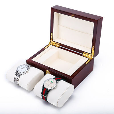 OEM Dustproof Wooden Luxury Watch Storage Box z przyciskiem zamknięciem