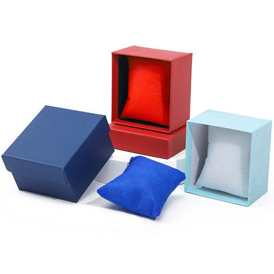 kupować Jednorazowa skrzynka z papierem twill grain Watch Box Packaging z odłączalną poduszką online manufacture