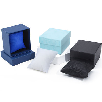 Jednorazowa skrzynka z papierem twill grain Watch Box Packaging z odłączalną poduszką
