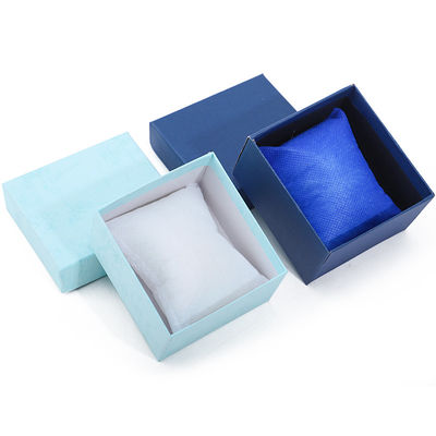 Jednorazowa skrzynka z papierem twill grain Watch Box Packaging z odłączalną poduszką