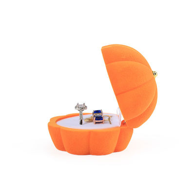 spersonalizowane, spersonalizowane, wysokiej jakości aksamitne pudełko na pierścionek, opakowanie na biżuterię na Halloween