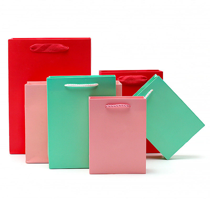 Chick Plain Macaron Color Kartonowa torebka Tote Gift Treasure Packaging