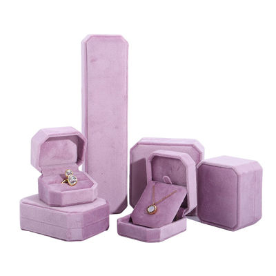 /Kartka na biżuterię z aksamitem /z indywidualnego logo /do Hanhong Pink Necklace Bracelet Ring Packaging