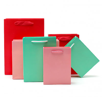 Chick Plain Macaron Color Kartonowa torebka Tote Gift Treasure Packaging
